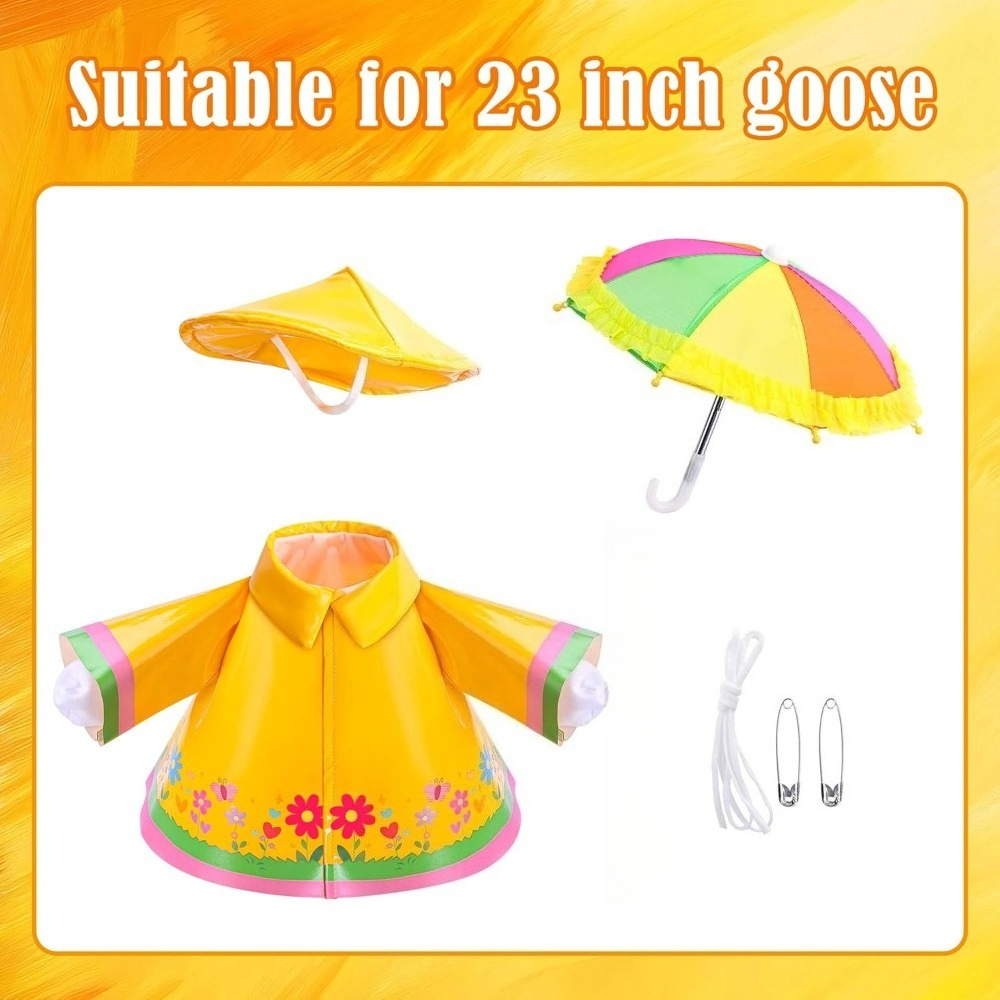 Cute Porch Goose Raincoat Outf - Bonsai Garden Ornaments recension och pris