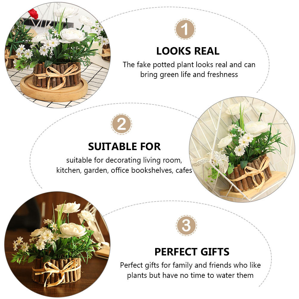 1Pcs Realistic Artificial Tea  - Bonsai Garden And Cafe recension och pris