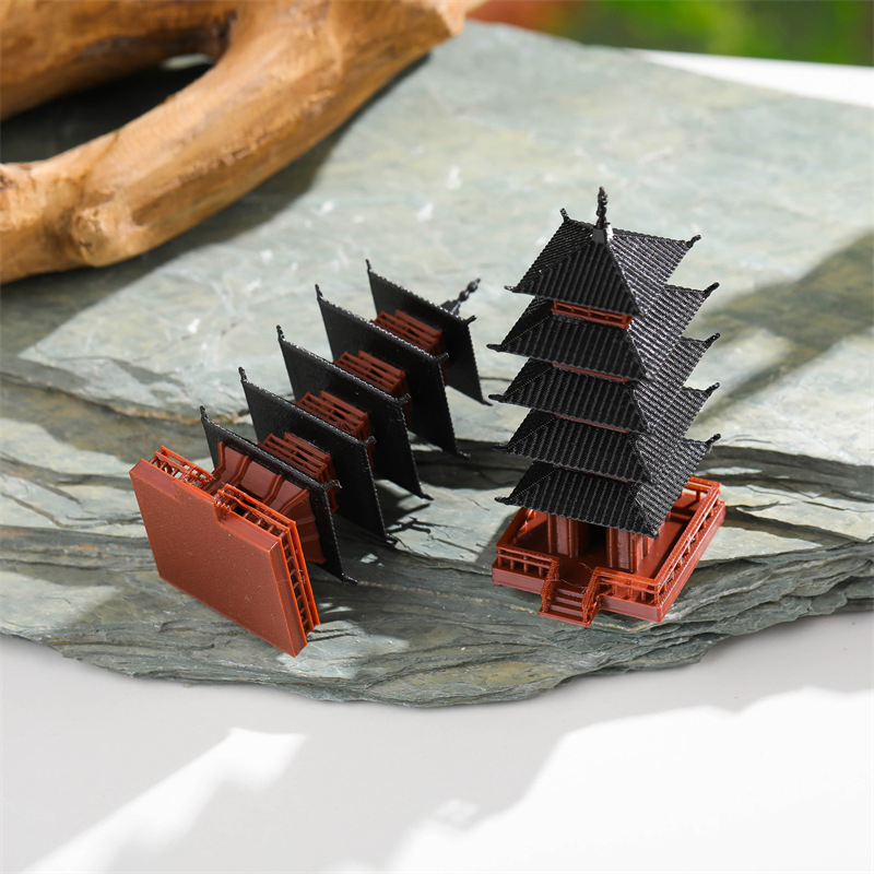 1pc Mini Pagoda Statue Chinese - Mini Bonsai Zen Garden recension och pris