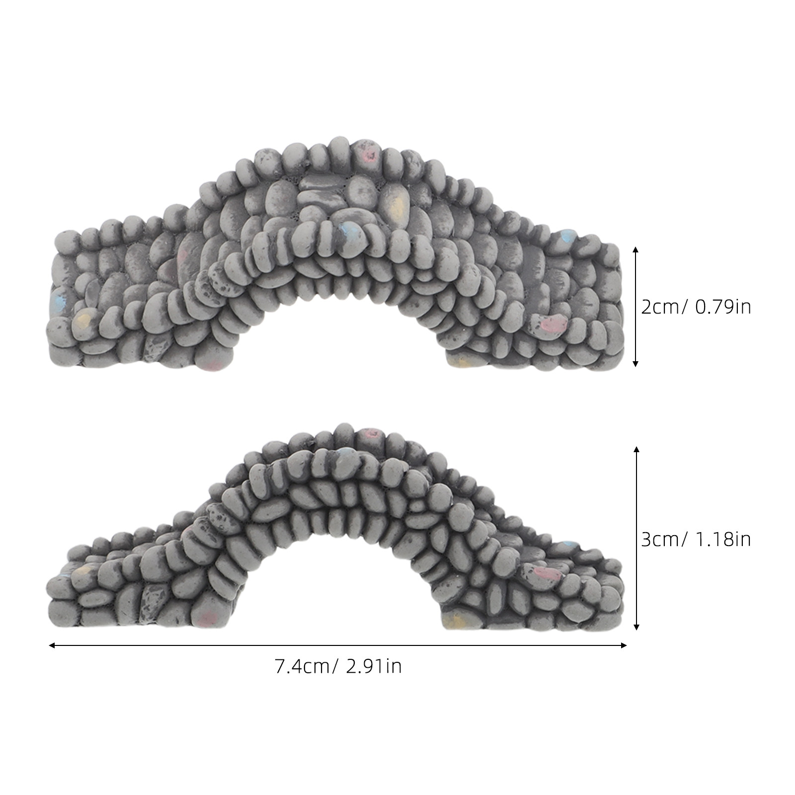 4Pcs Mini Garden Arch Bridge C - Bonsai Garden Design recension och pris