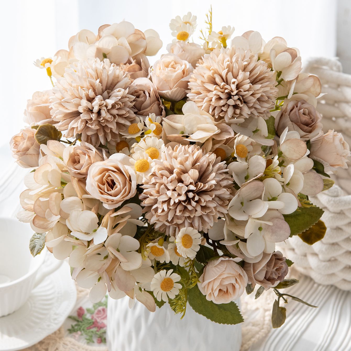 Artificial Chamomile Hydrangea - Bonsai Garden Wall recension och pris