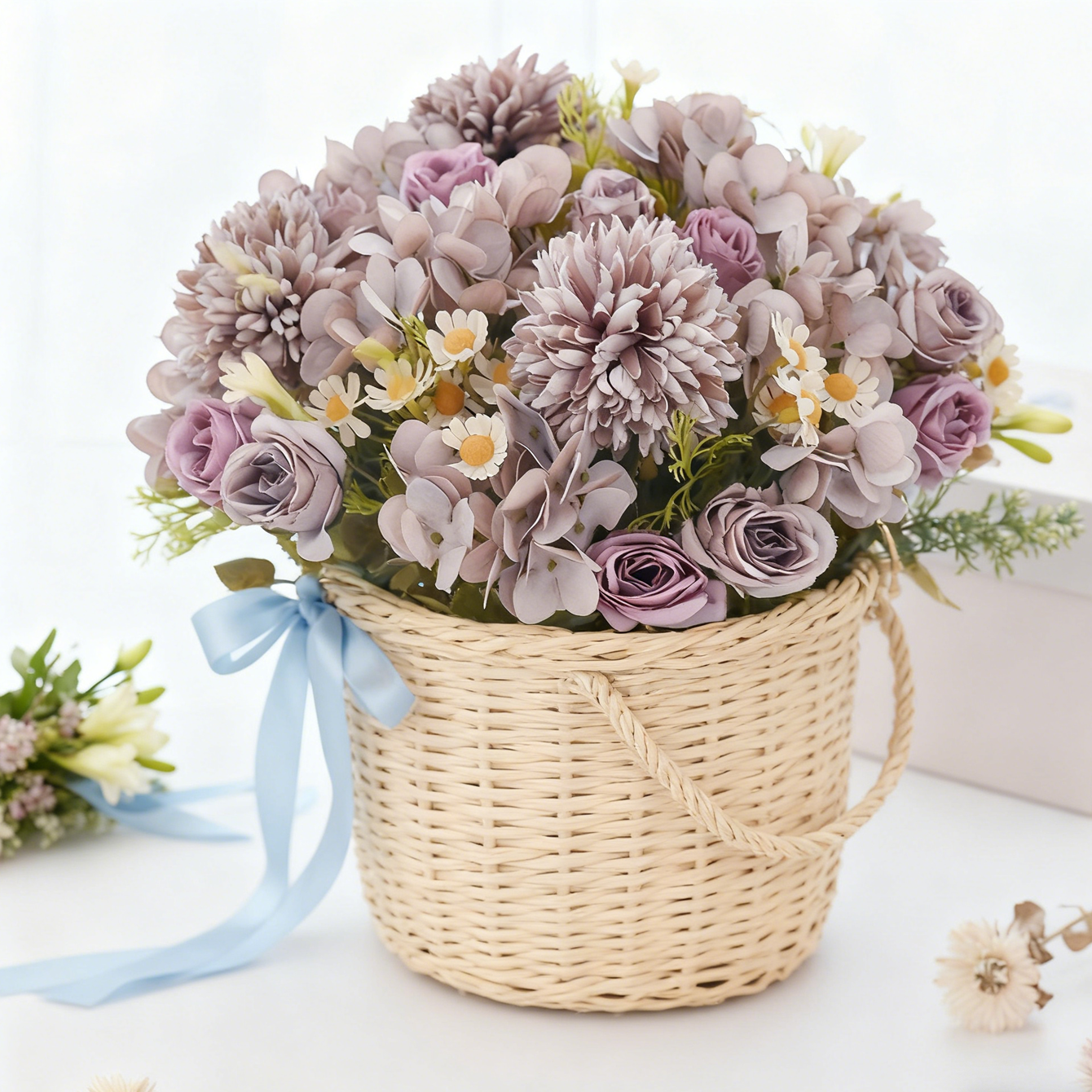 Artificial Chamomile Hydrangea - Bonsai Garden Wall recension och pris