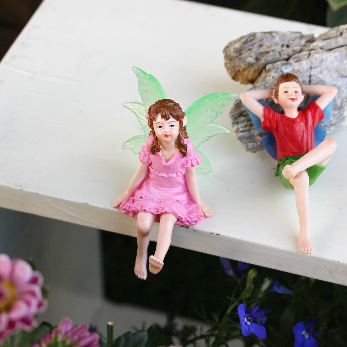 2pcs Couples Looking Up at the - Up Bonsai Garden recension och pris