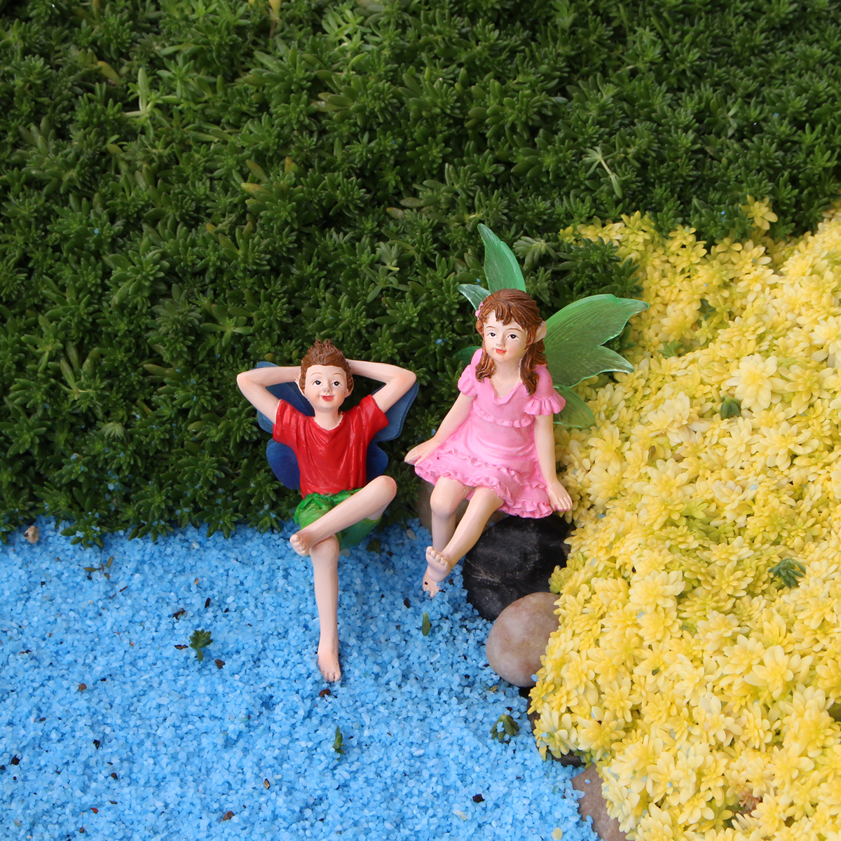 2pcs Couples Looking Up at the - Up Bonsai Garden recension och pris