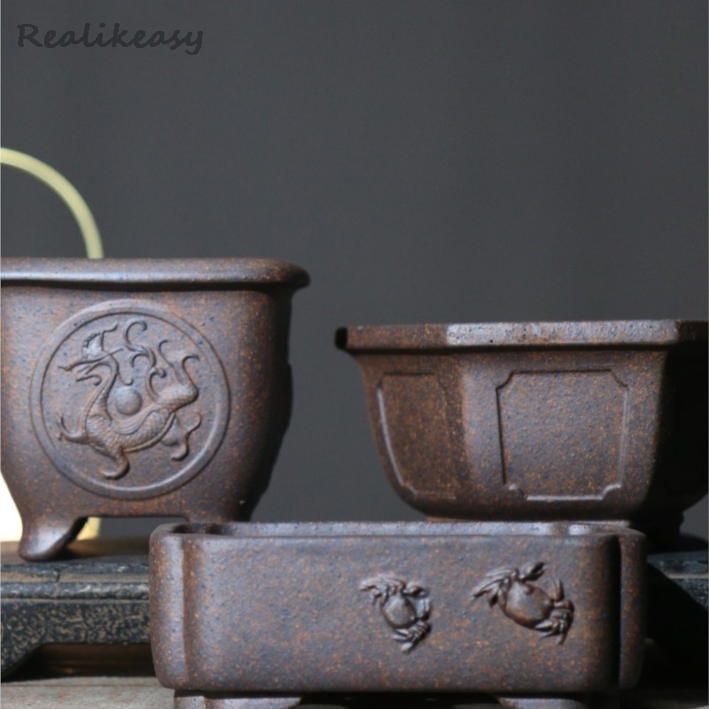 Purple Sand Flower Pot Hexagon - Mini Bonsai Zen Garden recension och pris