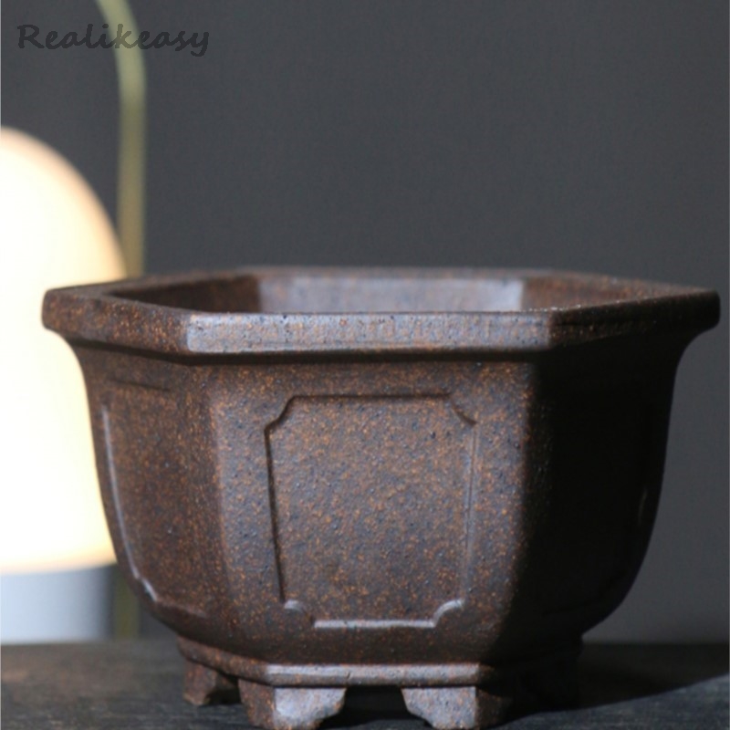 Purple Sand Flower Pot Hexagon - Mini Bonsai Zen Garden recension och pris