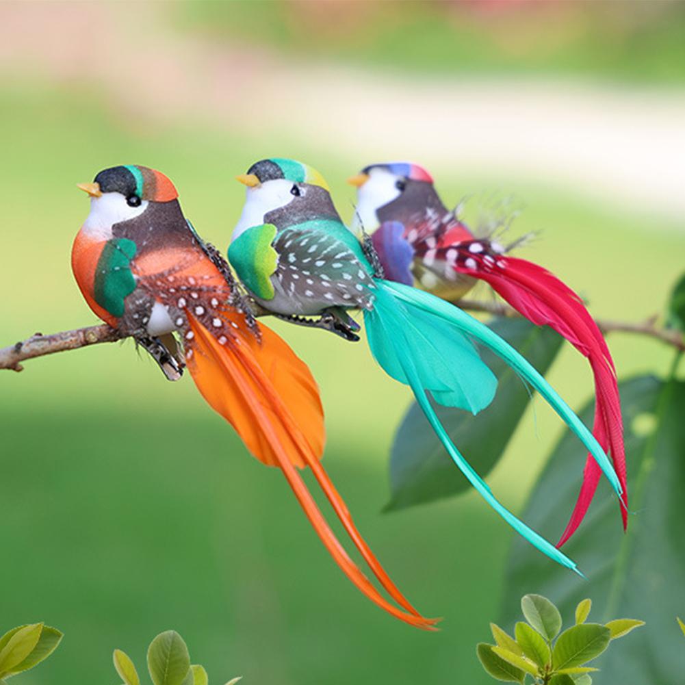 6Pcs Artificial Bird Ornaments - Bonsai Garden Ornaments recension och pris