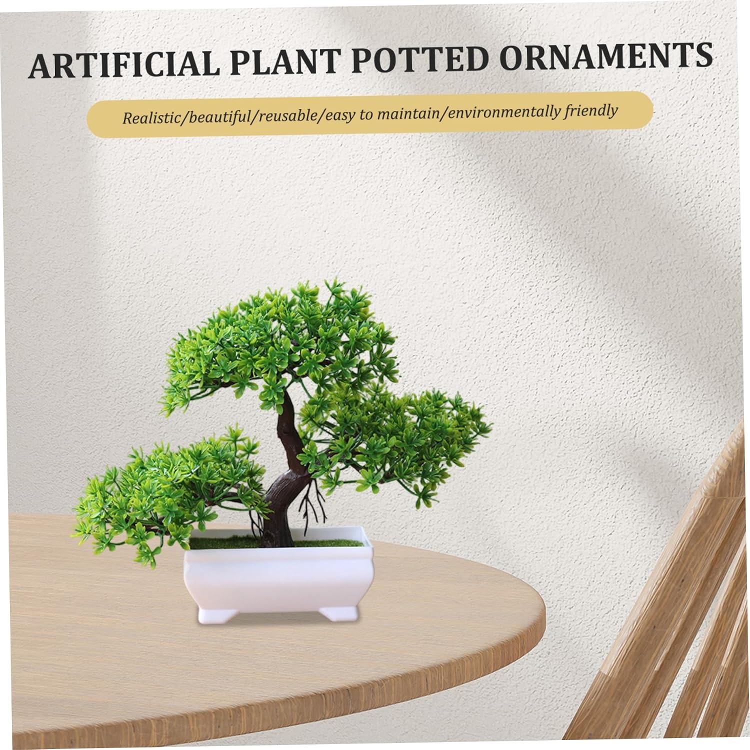 1/2Pcs Artificial Bonsai Tree  - Bonsai Garden For Home recension och pris